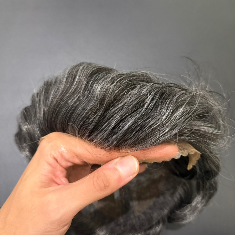 پروتز مو جلوتور ۸تیکه بلیچ اورجینال 18x25 رنگ 35 درصد سفیدی