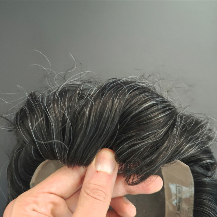 پروتز مو دورسیلیکون لس آنجلسی 16x22 رنگ 10 درصد سفیدی