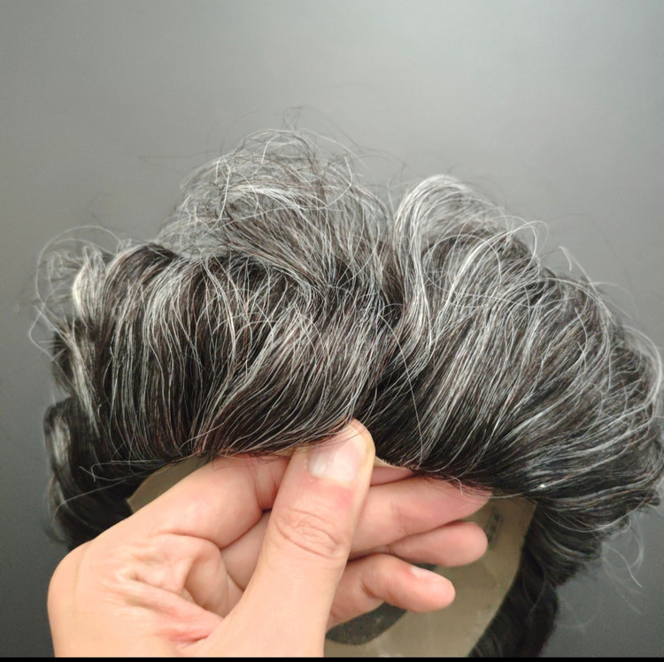 پروتز مو دورسیلیکون لس آنجلسی 17x24 رنگ 35 درصد سفیدی