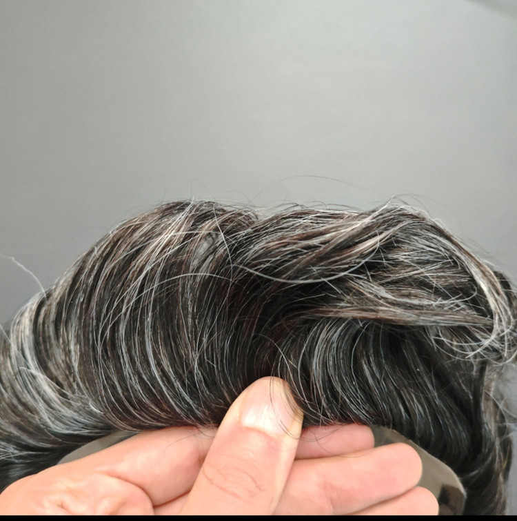 پروتز مو دورسیلیکون لس آنجلسی 20x25 رنگ 15 درصد سفیدی