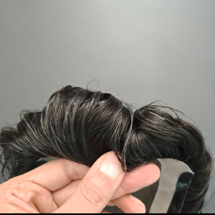 پروتز مو دورسیلیکون لس آنجلسی 15x22 رنگ 5 درصد سفیدی