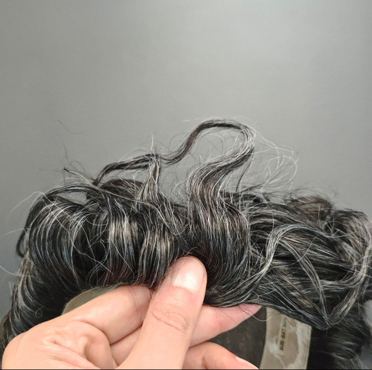 پروتز مو دورسیلیکون لس آنجلسی 18x22 رنگ 25 درصد سفیدی