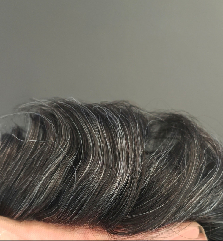 پروتز مو جلوتور هالیوودی بلیچ 15x22 رنگ 5 درصد سفیدی